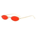 thumbnail image 1 of TAILTOSS 1ensemble Lunettes de Soleil Rétro pour Hommes Ovales Métal Doré Protection UV Cyclisme Randonnée, 1 of 8