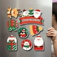 thumbnail image 6 of Bwiyojiz Home Decor Christmas Decorations Decoration 8PC Magnetic Refrigerator Stickers Soft Father Holiday Magnet, Gifts for Family, Green, 6 of 7
