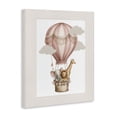 thumbnail image 2 of Stupell Industries Cottage Hot Air Balloon Animals Pink Canvas Art, 16 x 20, by Christine Simpson Art, 2 of 8