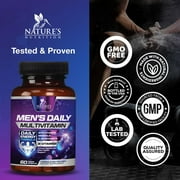 Multivitamin for Men - Advanced Supplement with Full-Spectrum Formula, Essential Vitamins A, C, D, E, Zinc - High Potency B Vitamins Multi - Men’s Daily Multivitamins - Bottled in USA - 60 Capsules