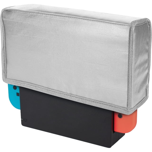 Cubierta Antipolvo Atmos Gaming para Nintendo Switch Protector Impermeable Color plata