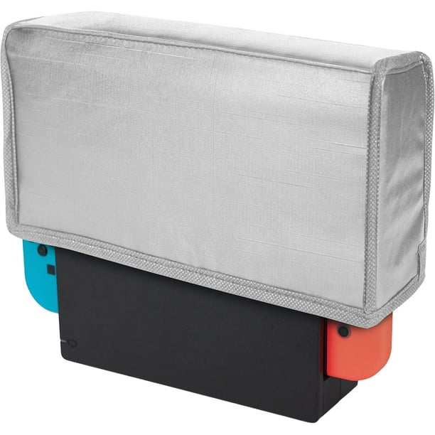 Cubierta Antipolvo Atmos Gaming para Nintendo Switch Protector Impermeable Color plata