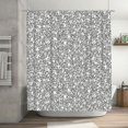 thumbnail image 5 of Rateoe Dice Cubes Shower Curtain - Fancy Bathroom Shower Curtain Sets - Waterproof Shower Curtain with Hooks with 12 Plastic Hooks 72x72 Inches, 5 of 5