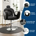 thumbnail image 6 of Barber Salon Chair for Hair Stylist, Height Adjustable Hair Chair with 360° Rotation Base, Multi-Function Shampoo Tattoo Beauty Salon Hairdresser Armchair for Barbershop, 6 of 8
