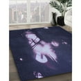 thumbnail image 3 of Ahgly Company Machine Washable Indoor Rectangle Transitional Night Blue Area Rugs, 2' x 3', 3 of 7