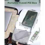 Pill Organizer 3 Times A Day, 7 Day Pill Box 3x A Day Weekly Medicine Box Organizer with 7 Separate Containers, Portable Daily Pill Case for Vitamin Fish Oil Supplement