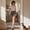 Black, variant on Short Dog Gate,18"-45" Adjustable Extra Wide Metal Dog Gate to Step Over, 10" Tall Small Pet Gate with 3 Extension Kits for Doorway、Stair.