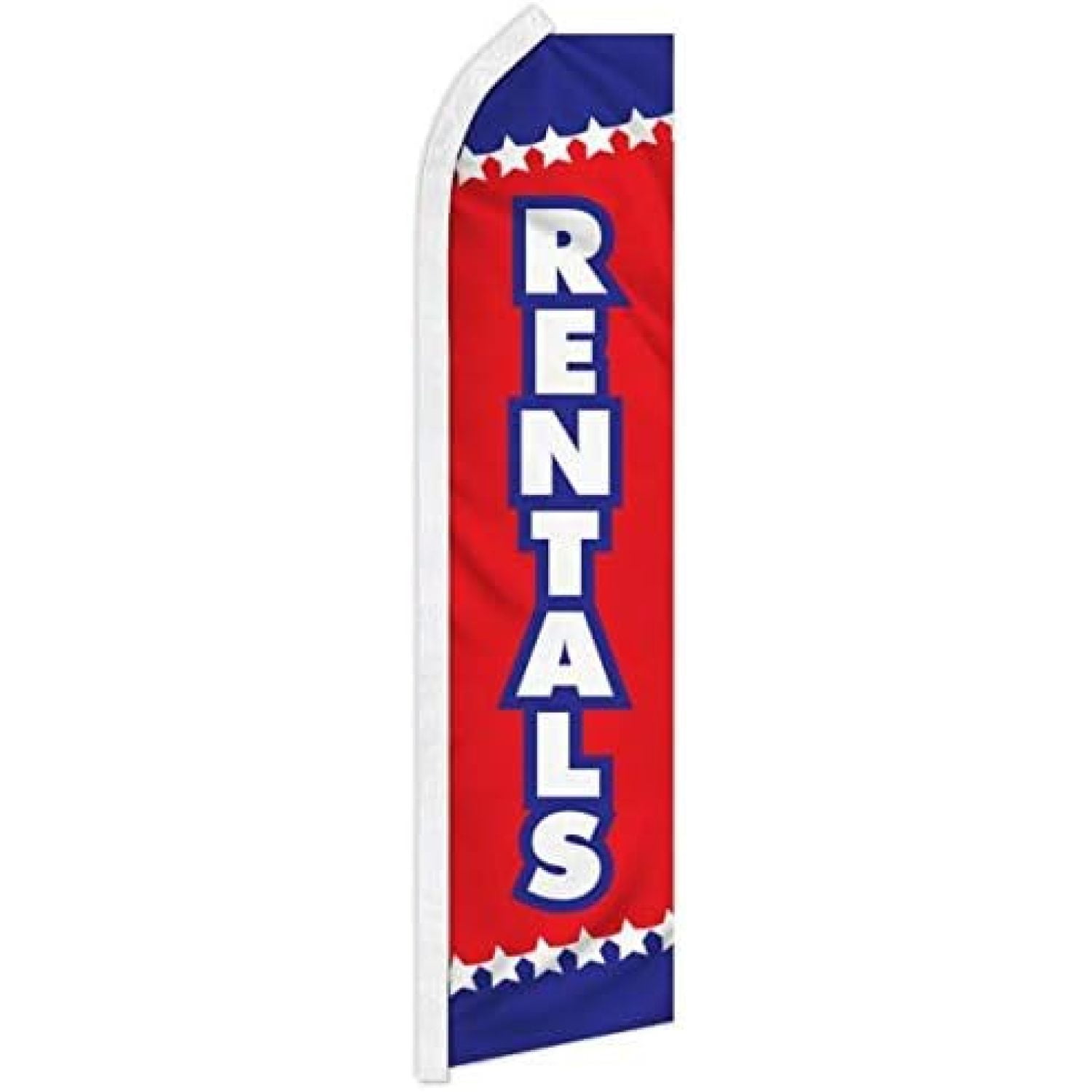 Rentals Swooper Feather Advertising Flag Perfect for Storage Lots