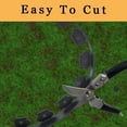 thumbnail image 2 of Mr Garden Landscape Garden Edging Kit No-Dig 50ft Length with 10 Spikes, PE Plastic Landscape Edging roll Heavy Duty Edging Fence for Flower Beds, Tree Rings and Garden Borders, Black, 2 of 7
