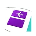 thumbnail image 2 of Unique Bargains Travel Aluminum Luggage Tags Holders For Baggage Suitcases, 2/7 Pack, 2 of 6