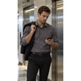 thumbnail image 4 of HISDERN Mens Dress Shirts Long Sleeve Button Down Shirt Contrast Shirt with Pocket Business, 4 of 9