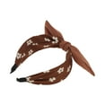 thumbnail image 5 of Unique Bargains 1 Pc Exquisite Bow Headbands for Women Deep Brown, 5 of 6