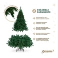 thumbnail image 2 of Arbol de Navidad Pino Navideño Frondoso Esquimal Verde, 1.20m 380 Ramas, 2 of 6