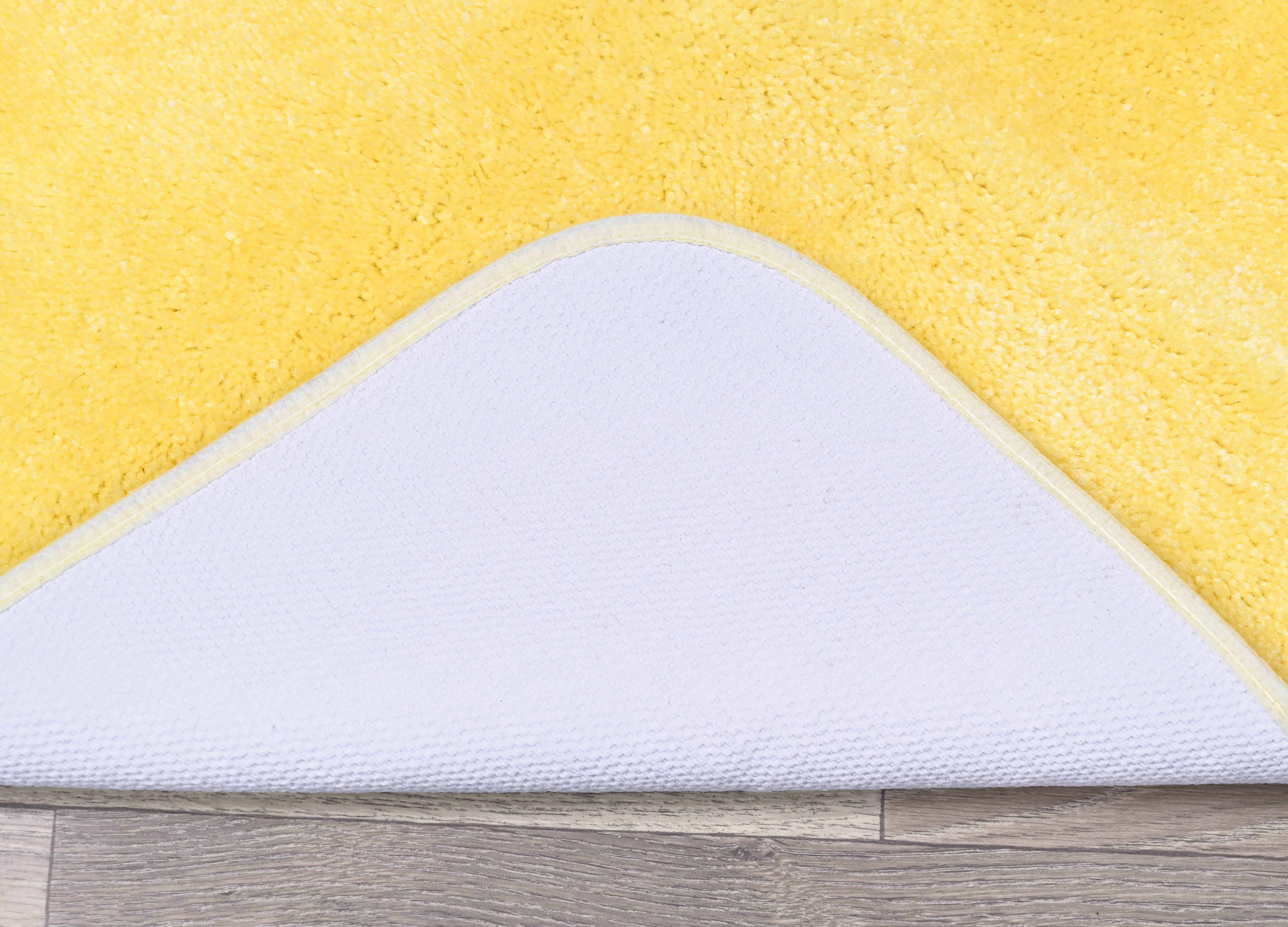 Garland Rug Traditional Washable Nylon Rubber Ducky Yellow Bath Rug, 30" x 50"