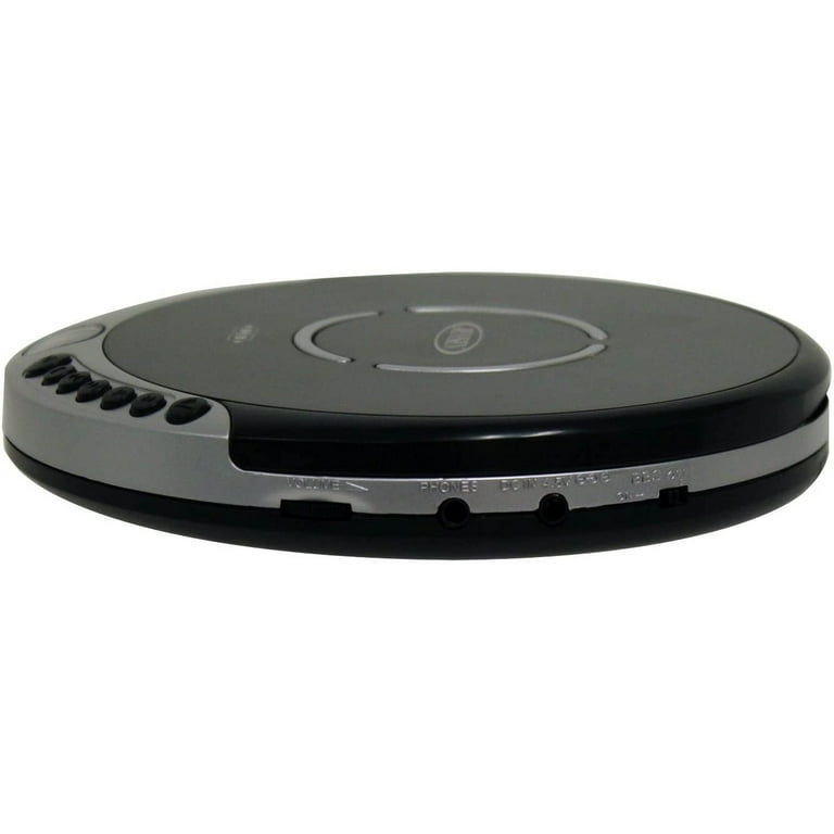 Jensen Portable CD Player with B Boost, Silver, JENCD60R