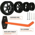 thumbnail image 4 of 4 PCS Garage Hooks Heavy Duty Wall Mount,Tire Storage System with Anti-Slip Coating,Hang Heavy Tools for Bikes,Tools, 4 of 6