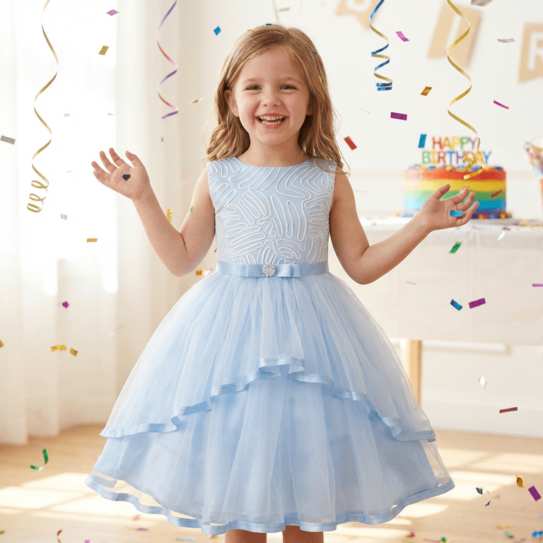 young bridesmaid dresses uk Halter Lace Sleeveless Junior Bridesmaid Dress main image 1
