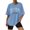 Sky Blue, variant on TINZ Women Oversized Letter Print T Shirts Crewneck Graphic Short Sleeve Tees Short Sleeve Long Sleeve Tee Shirt Womens Workout Shirts