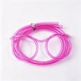 thumbnail image 3 of Yhmxh Gafas con pajita divertidas y originales, gafas con pajita flexible, gafas de plástico reutilizables con pajita, pajitas coloridas de longitud ajustable para fiestas de cumpleaños, celebracio, 3 of 6