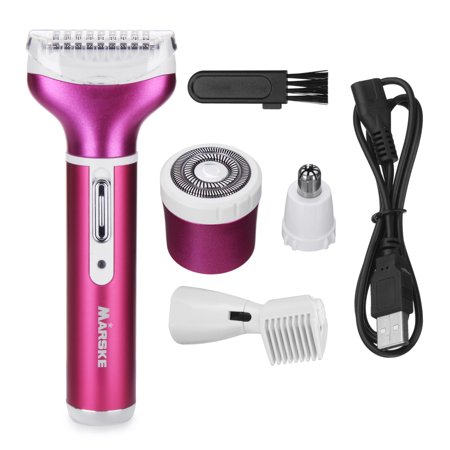 mustache shaver groomer clipper trimmer epilator nose ear facial electric lady kit woman hair