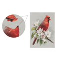 thumbnail image 3 of 12x18 inch Double-Sided Garden Flags Banners Vibrant Outdoor Decor for House Patio Outdoor Beautiful Red Bird, 3 of 6
