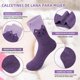 thumbnail image 3 of 5 Pares Calcetines de Lana para Mujer, Gruesos y Cálidos para Invierno, Super Cómodos, Diseño Punto Vintage, Calcetines algodon mujer Gran Regalo para Mujer, 3 of 5