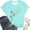Mint Green, variant on Trendfront Womens Dandelion Graphic T Shirts Crewneck Casual Short Sleeve Loose Fit Tops Trendy Fashion Tee Relaxed Pullover Daily Wear