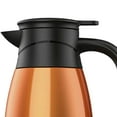 thumbnail image 3 of Portable Car Kettle 1400ml Insulated Stainless Steel Hot Water Kettle Heated for Coffee, Milk, Water, Camping 24V Orange, 3 of 4