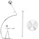 thumbnail image 5 of 1 pieza, forma de surf, giratorio, pequeño iron man, equilibrio no invertido, adorno para hombre pequeño, decoración de escritorio, gadgets de descompresión Sailing Electrónica, 5 of 5