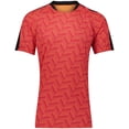 thumbnail image 5 of High Five 322980.70E.XL Adult Hypervolt Jersey, Scarlet Print & Black - Extra Large, 5 of 5