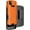 Orange, variant on Case with Clip for Zebra TC53 TC58 Mobile Computer Scanner, Nakedcellphone Slim Hard Shell Cover with Kickstand and [Rotating/Ratchet] Belt Hip Holster Holder Combo