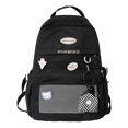 thumbnail image 1 of Mochila para mujer, mochila para niñas, elegante, informal, con cierre de cremallera de nailon, mochila de viaje, mochilas para viajes de vacaciones , negro Salvador Mochila de mujer, 1 of 9