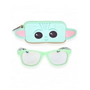 The Mandalorian Blue Light Blocking Glasses For Kids with Zippered Case and Carabiner