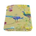 thumbnail image 2 of CADecor Yellow Background With Peacocks And Iris Flowers Blanket Throw Super Soft Warm Bed or Couch Blanket 58x80 inches, 2 of 2