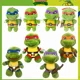 thumbnail image 2 of New 12/26cm Ninja Turtles Figure Kawaii Plush Dolls Anime Game TMNT Leo keyring Ornament Toys for Kids Birthday Christmas Gift, 2 of 5