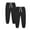 Black a1, variant on snilers 2 Pack Boys Sweatpants Workout Gym Athletic Pants Fall Winter Stretch Closed Bottom Trousers Drawstring High Waisted Joggers 5 Years