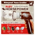 thumbnail image 2 of Horsepower Electric Power Scrubber, Waterproof, Spins 350 RPM, 5 Brush Heads, AS-SEEN-ON-TV, Cleans Dirt & Grime, Tile, Grout, Bathrooms, Kitchen, Auto Rims, Outdoor Furniture & More, Rechargeable, 2 of 16