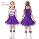 thumbnail image 5 of Uniformes de porristas para niños, falda de porristas de fútbol sin mangas de cinco colores CHEERS para mujeres con calcetines, 5 of 5