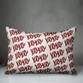 thumbnail image 2 of Creative Products XOXO Script Red 14x20 Spun Poly Pillow, 2 of 2