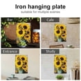 thumbnail image 4 of PRATYUS Bee Sunflower You are My Sunshine My Only Sunshine Metal Sign Retro Decor Home Kitchen Cafe Club Cave Wall Decor Sunflower Tin Sign 8x12in, 4 of 7
