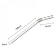 thumbnail image 3 of Glass Straw Color Straw High Borosilicate Glass Straw Reusable Drinking Glass Tube Eco-friendly Events Party Favors Supply, 3 of 6