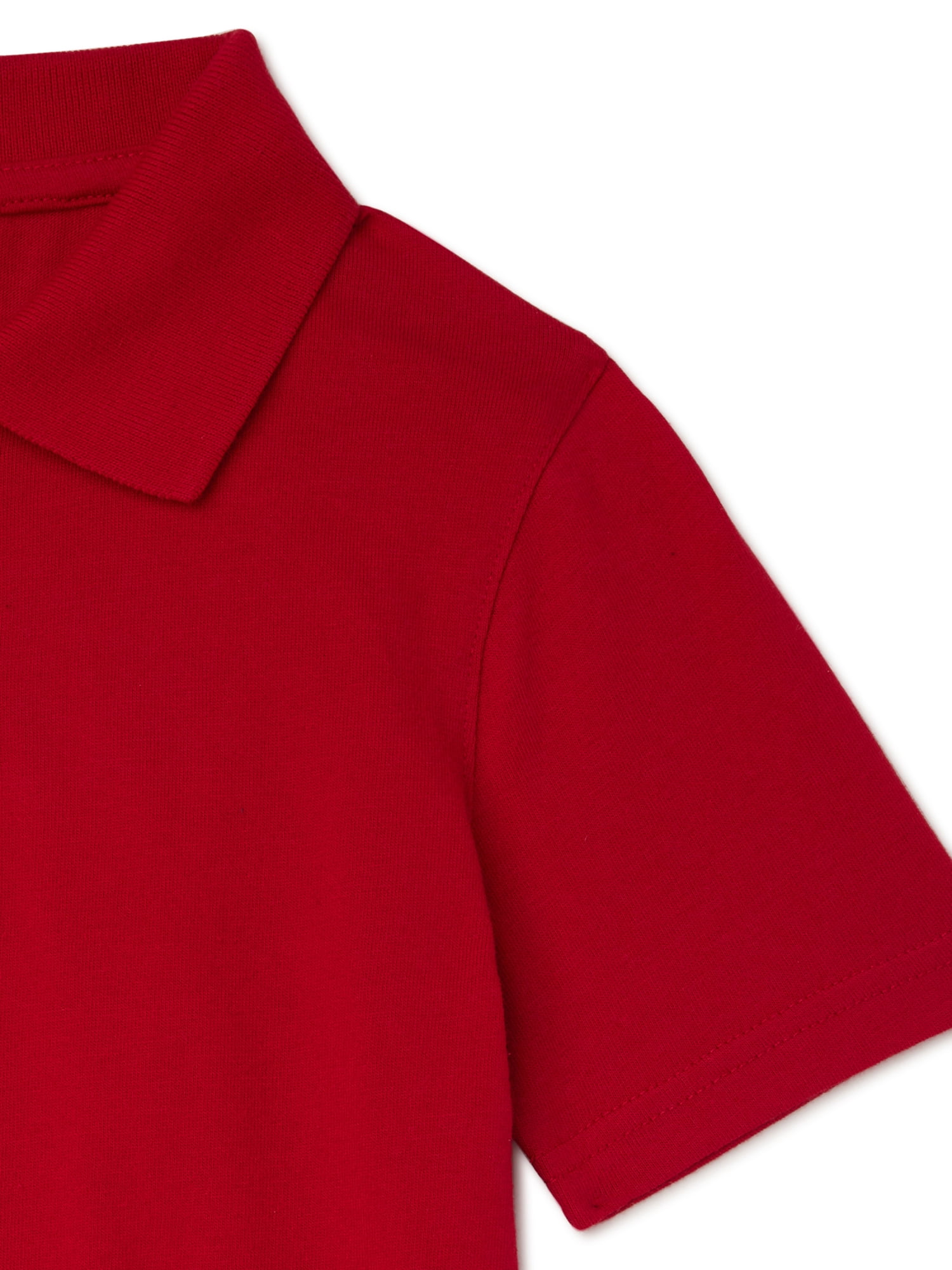 Wonder Nation Boys Kid Tough Jersey Polo, Sizes 4-18