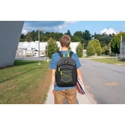 24 pack 18 Inch Multipocket Dual Zipper Bungee Cord Backpacks Gym, Travel, Commuting in Blues & Grays Pack