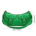 thumbnail image 3 of Women Clutch Bag Large Capacity PU Simple Female Commuter Handbag (White), 3 of 8
