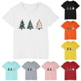 thumbnail image 2 of GERsome Toddler Girls T-Shirt Boys Short Sleeve Shirt Unisex Kids Christmas Graphic Cute Summer Tops Tees Sizes 3-10 Years, 1-Pack, 2 of 4