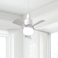 thumbnail image 3 of Ventilador de techo con luz, ventilador de techo con velocidades de viento ajustables con mando a distancia, luz para porche, oficina, pasillos, dormi, 3 of 10