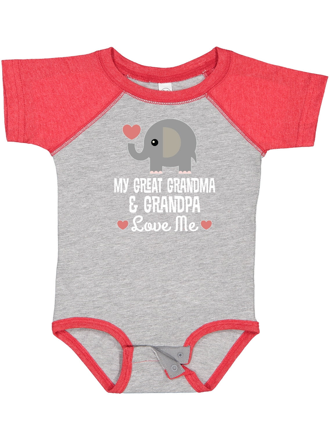 Inktastic My Great Grandma and Great Grandpa Love Me Gift Baby Boy or Baby Girl Bodysuit