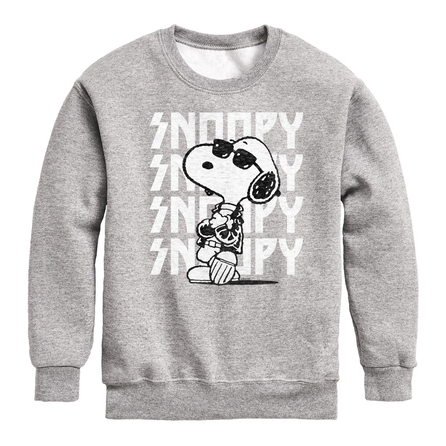 6 roku SNOOPY LIP SWEAT PULLOVER 美品 Snoopy Joe Cool Embroidered Adult Sweatshirt