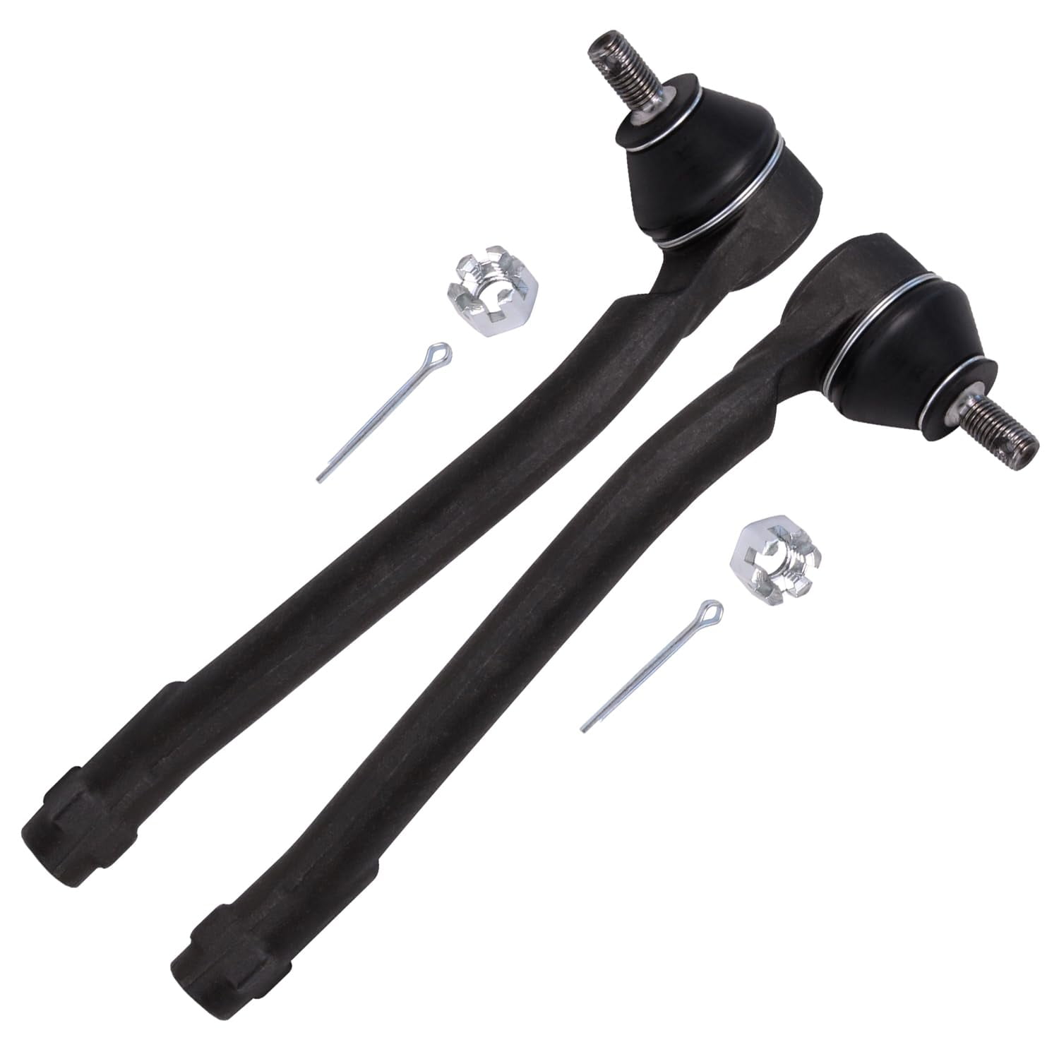 Detroit Axle - Front Struts w/Coil Spring Rear Shock Absorbers Sway Bar Links Outer Inner Tie Rods Replacement for 2010-2013 Kia Forte Koup - 10pc Set