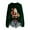 Blackish Green, variant on Christmas Sweaters For Women Women's Printed Crewneck Pullover Sweater, Fashion Graphic Long Sleeve Knit Top Designed for Making a Style Statement in Casual Social Settings and Outings